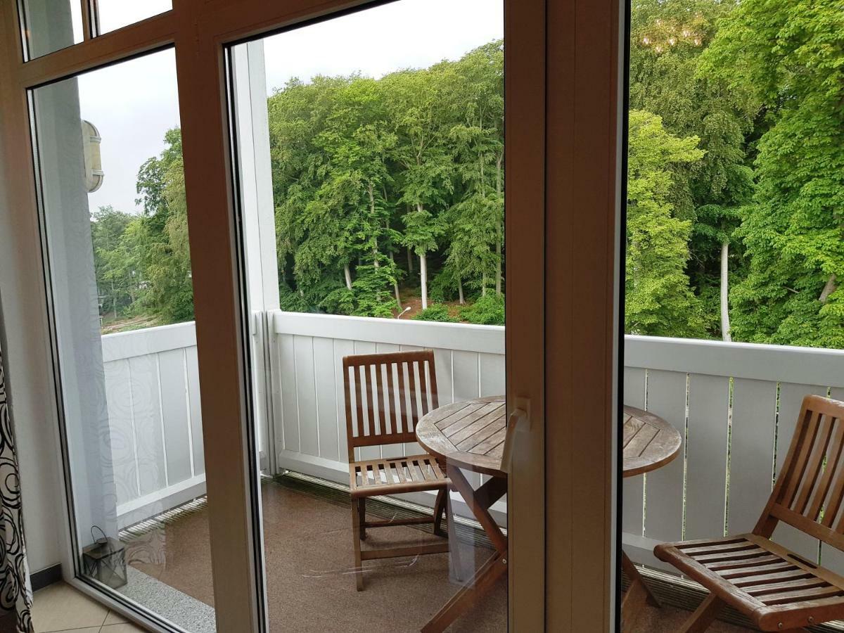 Studio Manhatten Balkon mit seitlichem Ostseeblick Sellin  Exterior foto